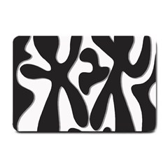 Black and white dance Small Doormat 