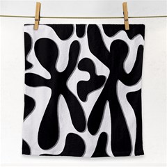 Black and white dance Face Towel