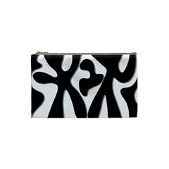 Black and white dance Cosmetic Bag (Small) 