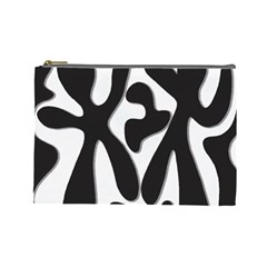 Black and white dance Cosmetic Bag (Large) 