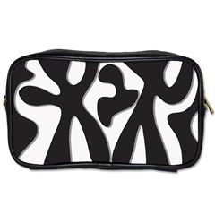 Black and white dance Toiletries Bags