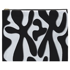 Black and white dance Cosmetic Bag (XXXL) 