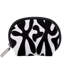 Black and white dance Accessory Pouches (Small) 