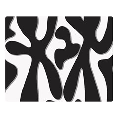 Black and white dance Double Sided Flano Blanket (Large) 