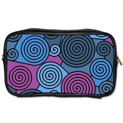 Blue Hypnoses Toiletries Bags 2-side by Valentinaart