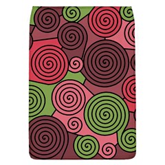 Red And Green Hypnoses Flap Covers (l)  by Valentinaart