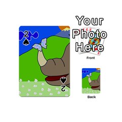 Butterfly And Rhino Playing Cards 54 (mini) 