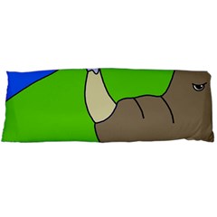 Butterfly And Rhino Body Pillow Case (dakimakura)