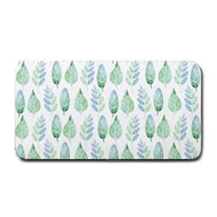 Green Watercolour Leaves Pattern Medium Bar Mats