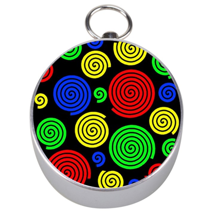 Colorful hypnoses Silver Compasses