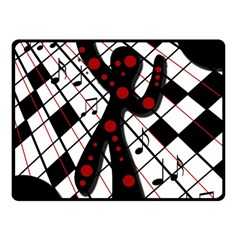 On The Dance Floor  Fleece Blanket (small) by Valentinaart