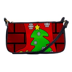 Christmas Sock Shoulder Clutch Bags by Valentinaart