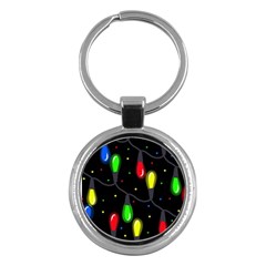 Christmas Light Key Chains (round)  by Valentinaart