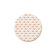 Fox And Laurel Pattern Golf Ball Marker (10 Pack)