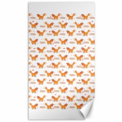 Fox And Laurel Pattern Canvas 40  X 72  