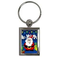 Santa Claus  Key Chains (rectangle)  by Valentinaart