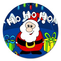 Santa Claus  Magnet 5  (round)