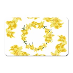 Daffodils Illustration  Magnet (rectangular)