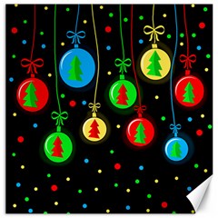 Christmas Balls Canvas 12  X 12  