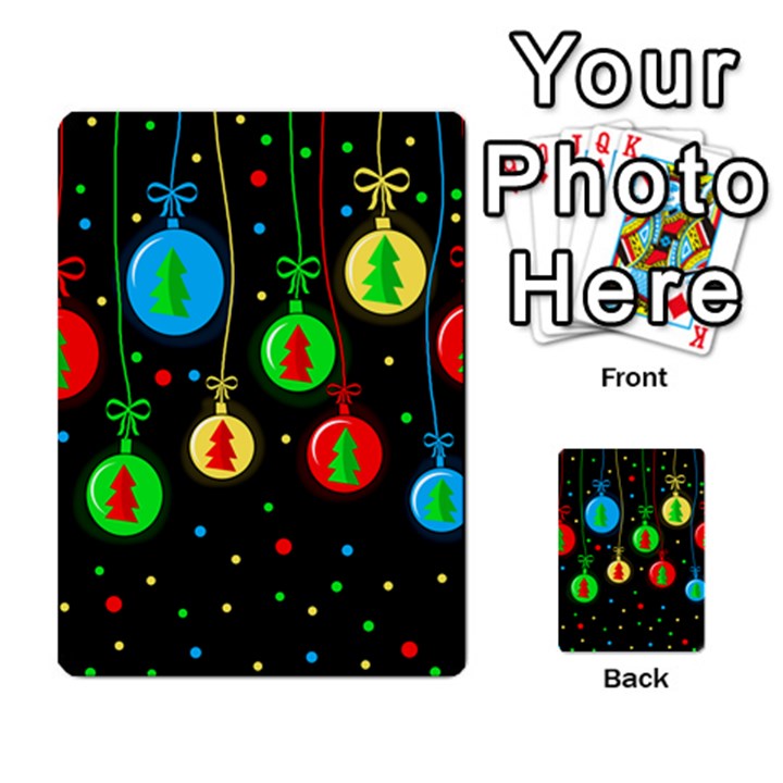 Christmas balls Multi-purpose Cards (Rectangle) 