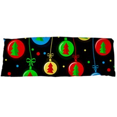 Christmas Balls Body Pillow Case (dakimakura) by Valentinaart