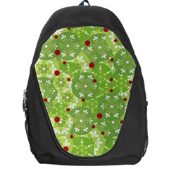 Green Christmas Decor Backpack Bag by Valentinaart