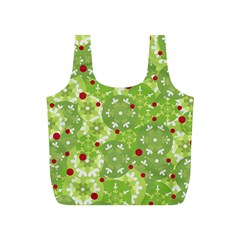 Green Christmas Decor Full Print Recycle Bags (s)  by Valentinaart