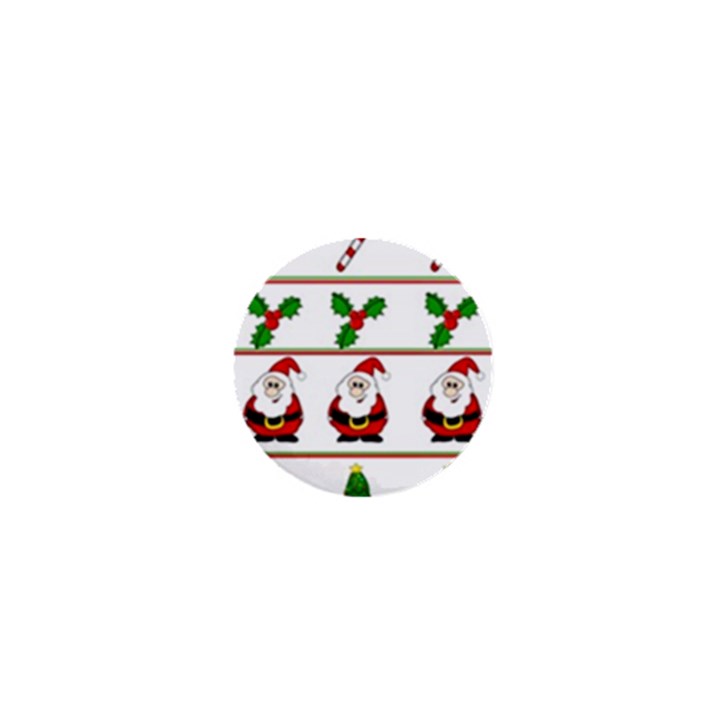 Christmas pattern 1  Mini Buttons