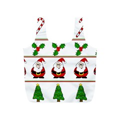 Christmas Pattern Full Print Recycle Bags (s)  by Valentinaart