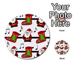 Christmas song Multi-purpose Cards (Round)  Front 38