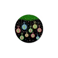 Christmas Balls - Pastel Golf Ball Marker (4 Pack) by Valentinaart