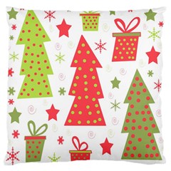 Christmas Design - Green And Red Standard Flano Cushion Case (two Sides) by Valentinaart