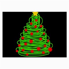 Christmas Tree Large Glasses Cloth (2-side)