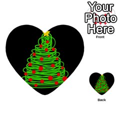 Christmas Tree Multi-purpose Cards (heart)  by Valentinaart