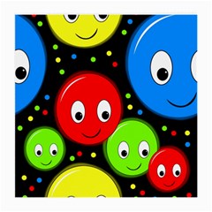 Smiley Faces Pattern Medium Glasses Cloth (2-side)