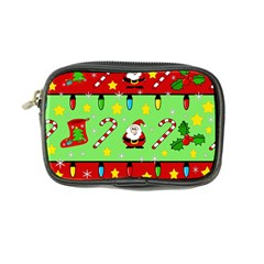 Christmas pattern - green and red Coin Purse