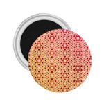 Orange Ombre Mosaic Pattern 2.25  Magnets Front