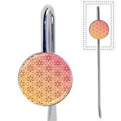 Orange Ombre Mosaic Pattern Book Mark