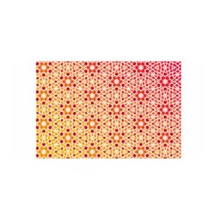 Orange Ombre Mosaic Pattern Satin Wrap by TanyaDraws