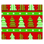 Christmas trees pattern Double Sided Flano Blanket (Small)  50 x40  Blanket Front