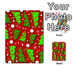 Twisted Christmas Trees Multi-purpose Cards (rectangle) 