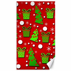 Christmas Trees And Gifts Pattern Canvas 40  X 72   by Valentinaart