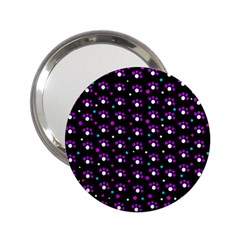 Purple Dots Pattern 2 25  Handbag Mirrors by Valentinaart