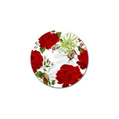 Red Roses Golf Ball Marker (4 Pack) by fleurs