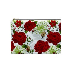 Red Roses Cosmetic Bag (medium) 