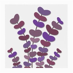 Purple Decorative Plant Medium Glasses Cloth (2-side)