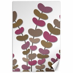 Magenta Decorative Plant Canvas 20  X 30  