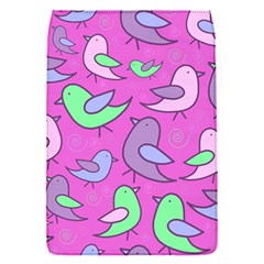 Pink Birds Pattern Flap Covers (s) 