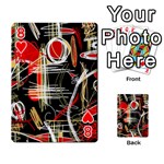 Artistic abstract pattern Playing Cards 54 Designs  Front - Heart8