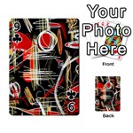 Artistic abstract pattern Playing Cards 54 Designs  Front - Club9